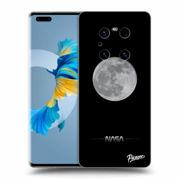 Picasee fekete szilikon tok az alábbi mobiltelefonokra Huawei Mate 40 Pro - Moon Minimal
