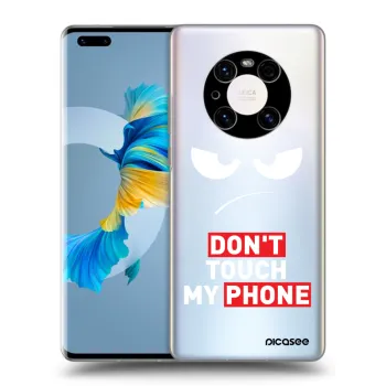 Picasee átlátszó szilikon tok az alábbi mobiltelefonokra Huawei Mate 40 Pro - Angry Eyes - Transparent