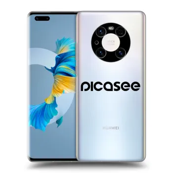 Picasee átlátszó szilikon tok az alábbi mobiltelefonokra Huawei Mate 40 Pro - Picasee - new logo - black