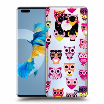 Picasee átlátszó szilikon tok az alábbi mobiltelefonokra Huawei Mate 40 Pro - Owls