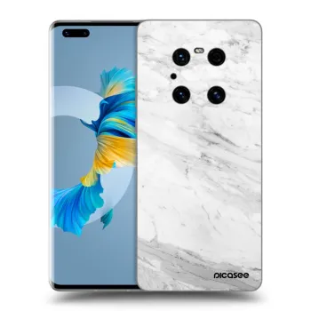Tok az alábbi mobiltelefonokra Huawei Mate 40 Pro - White marble