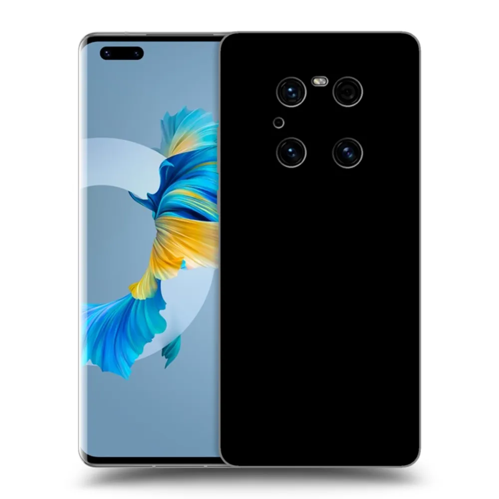Picasee fekete szilikon tok az alábbi mobiltelefonokra Huawei Mate 40 Pro - Picasee - new logo - black