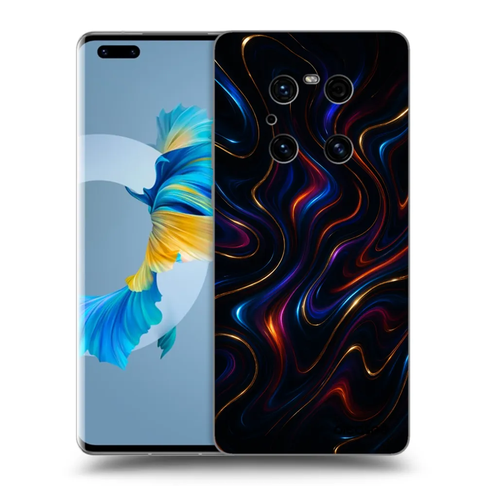 Picasee fekete szilikon tok az alábbi mobiltelefonokra Huawei Mate 40 Pro - Noir