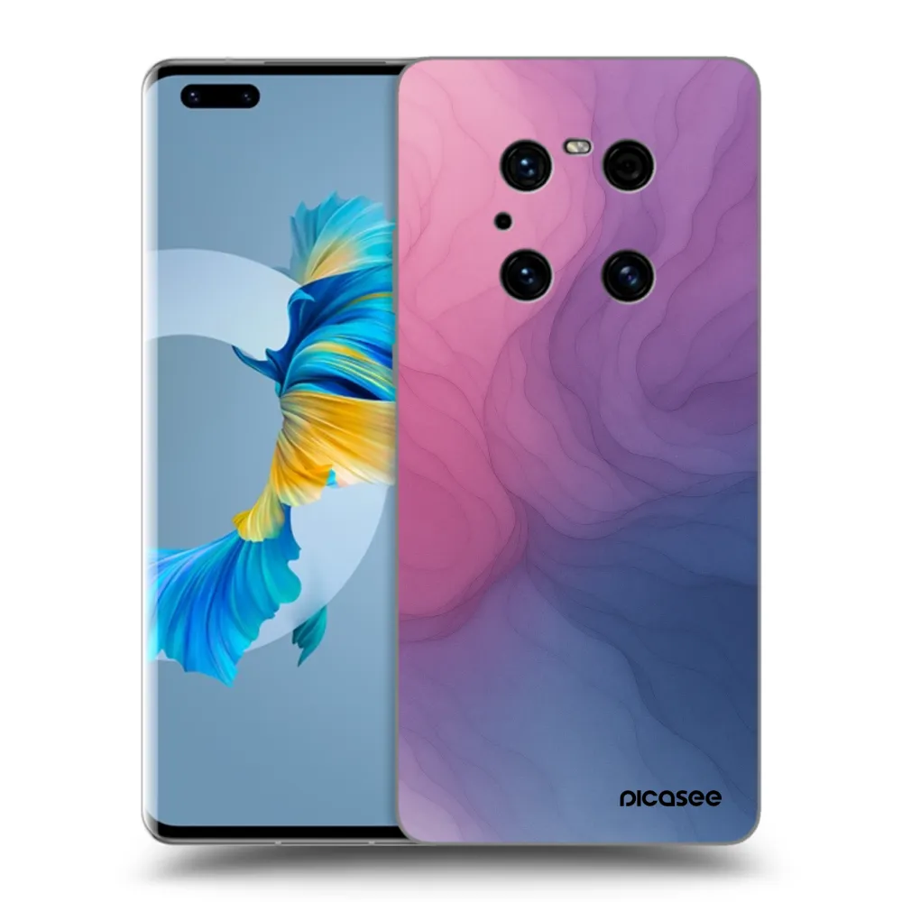 Picasee fekete szilikon tok az alábbi mobiltelefonokra Huawei Mate 40 Pro - Silk