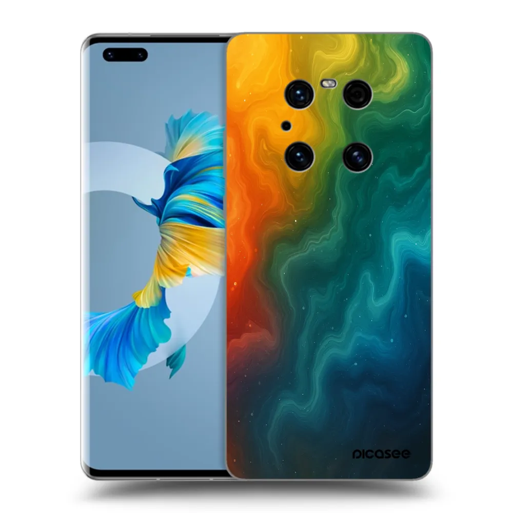 Picasee fekete szilikon tok az alábbi mobiltelefonokra Huawei Mate 40 Pro - Solar