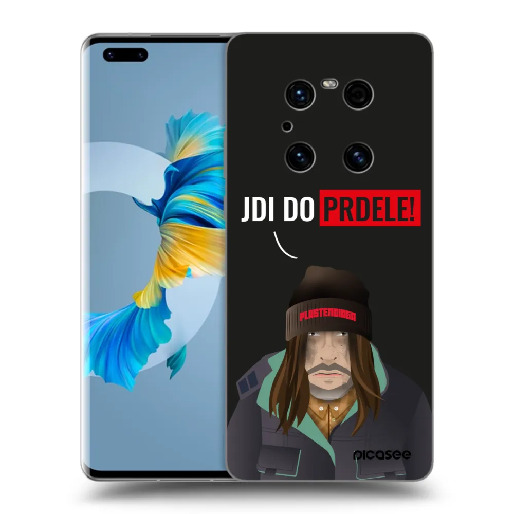 Picasee fekete szilikon tok az alábbi mobiltelefonokra Huawei Mate 40 Pro - Bezďák