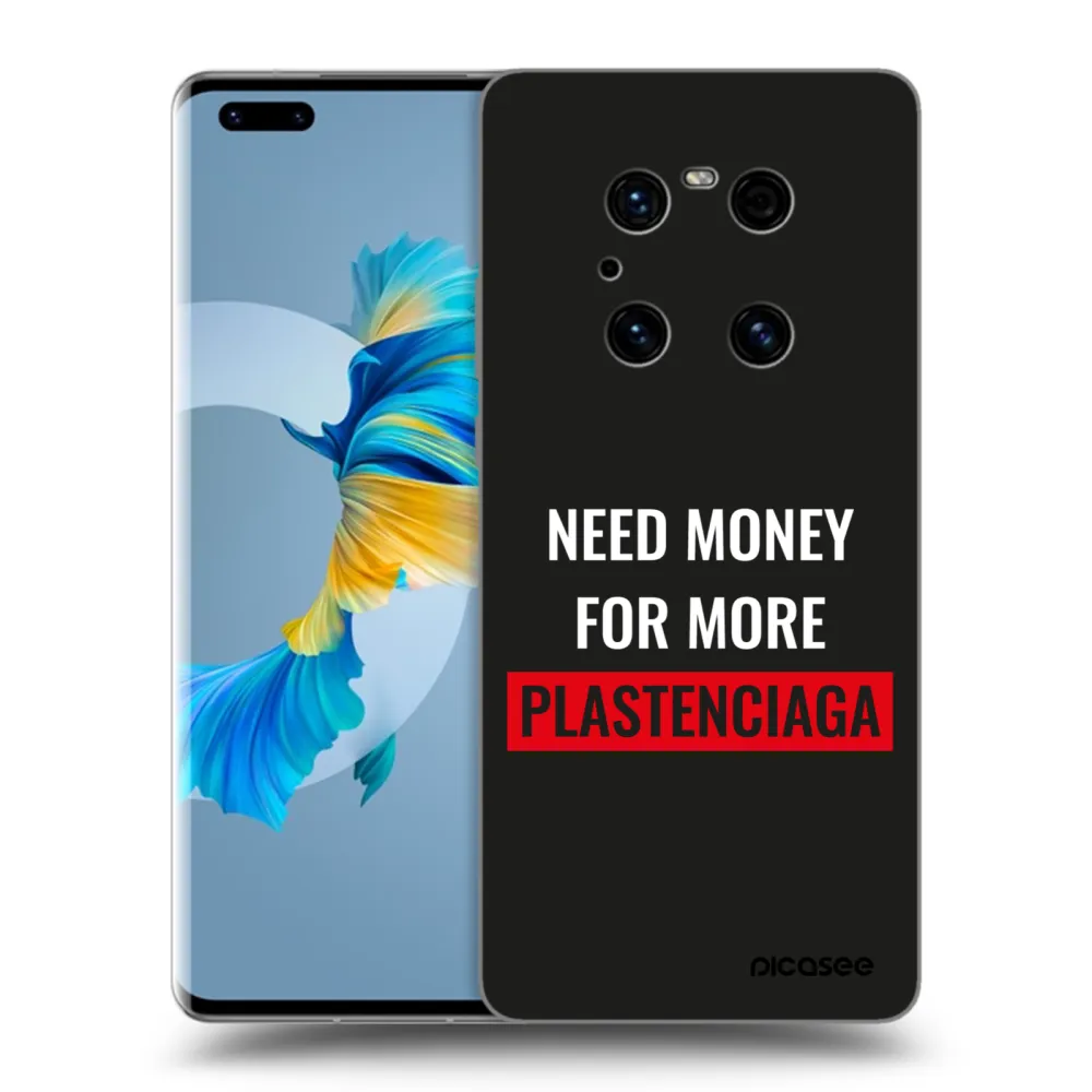 Picasee fekete szilikon tok az alábbi mobiltelefonokra Huawei Mate 40 Pro - More PLASTENCIAGA