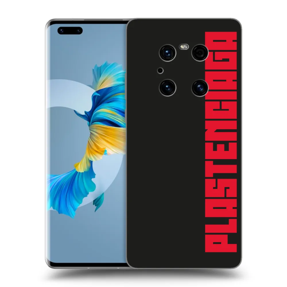 Picasee fekete szilikon tok az alábbi mobiltelefonokra Huawei Mate 40 Pro - Plastenciaga