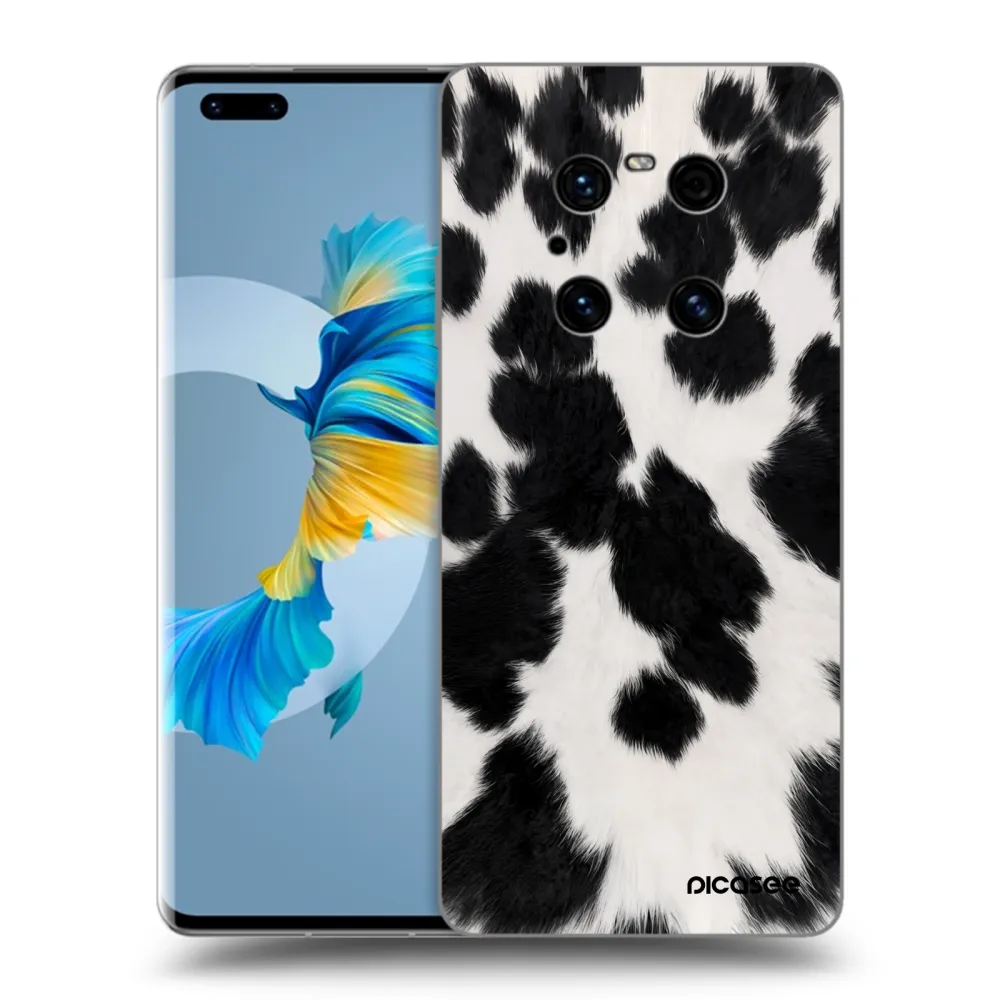 Picasee fekete szilikon tok az alábbi mobiltelefonokra Huawei Mate 40 Pro - Black Moo