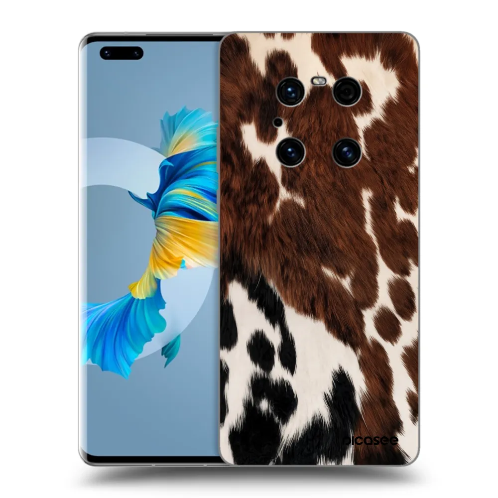 Picasee fekete szilikon tok az alábbi mobiltelefonokra Huawei Mate 40 Pro - Rust