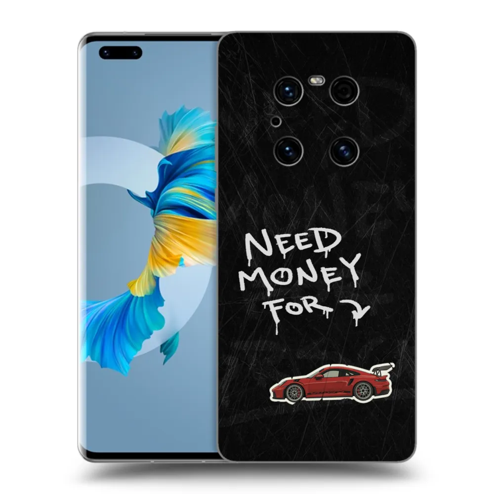 Picasee fekete szilikon tok az alábbi mobiltelefonokra Huawei Mate 40 Pro - Track Mode