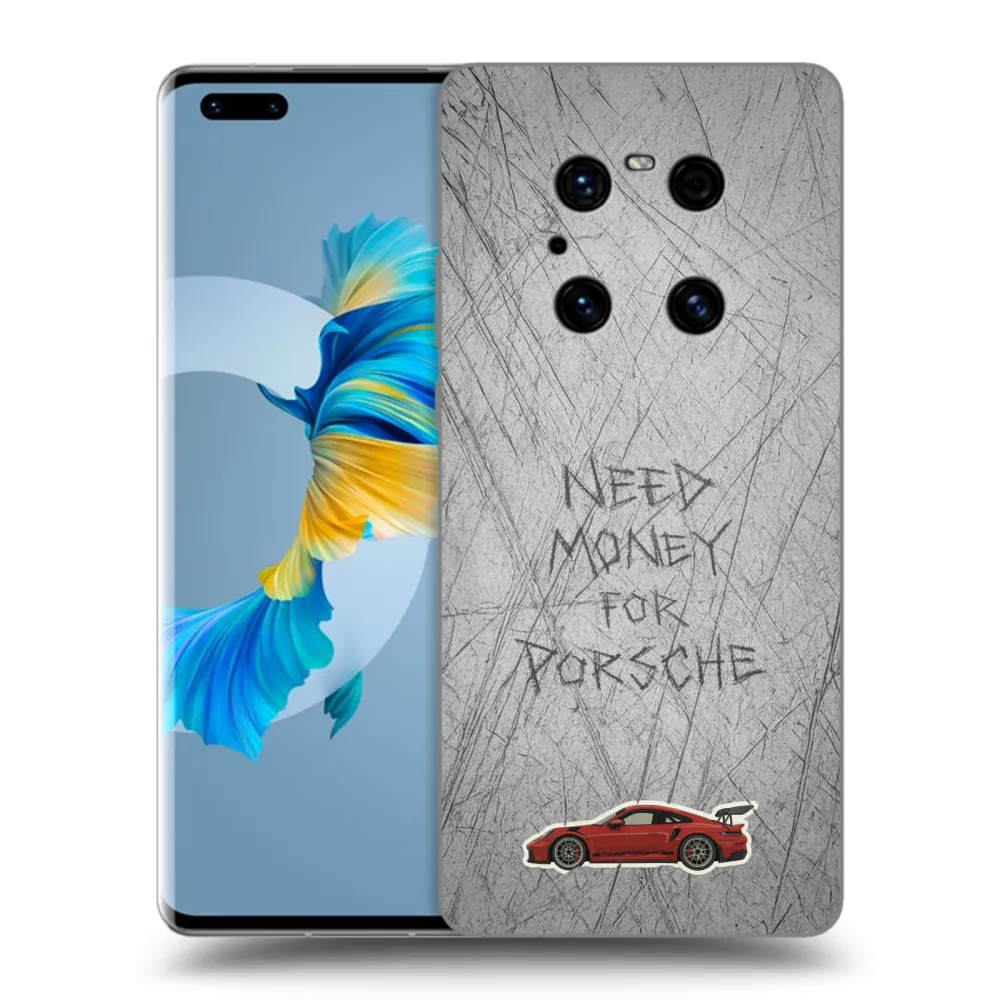 Picasee fekete szilikon tok az alábbi mobiltelefonokra Huawei Mate 40 Pro - Garage Scratch