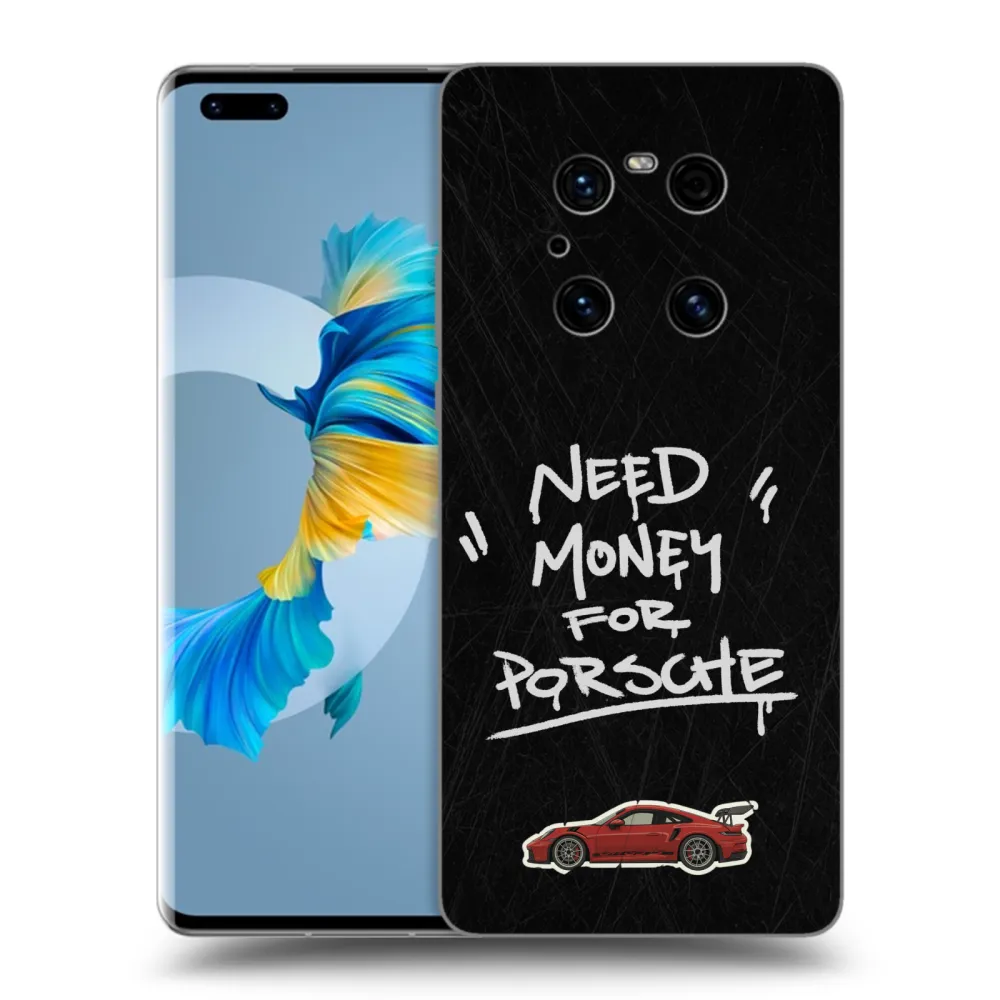 Picasee fekete szilikon tok az alábbi mobiltelefonokra Huawei Mate 40 Pro - Dark Racer