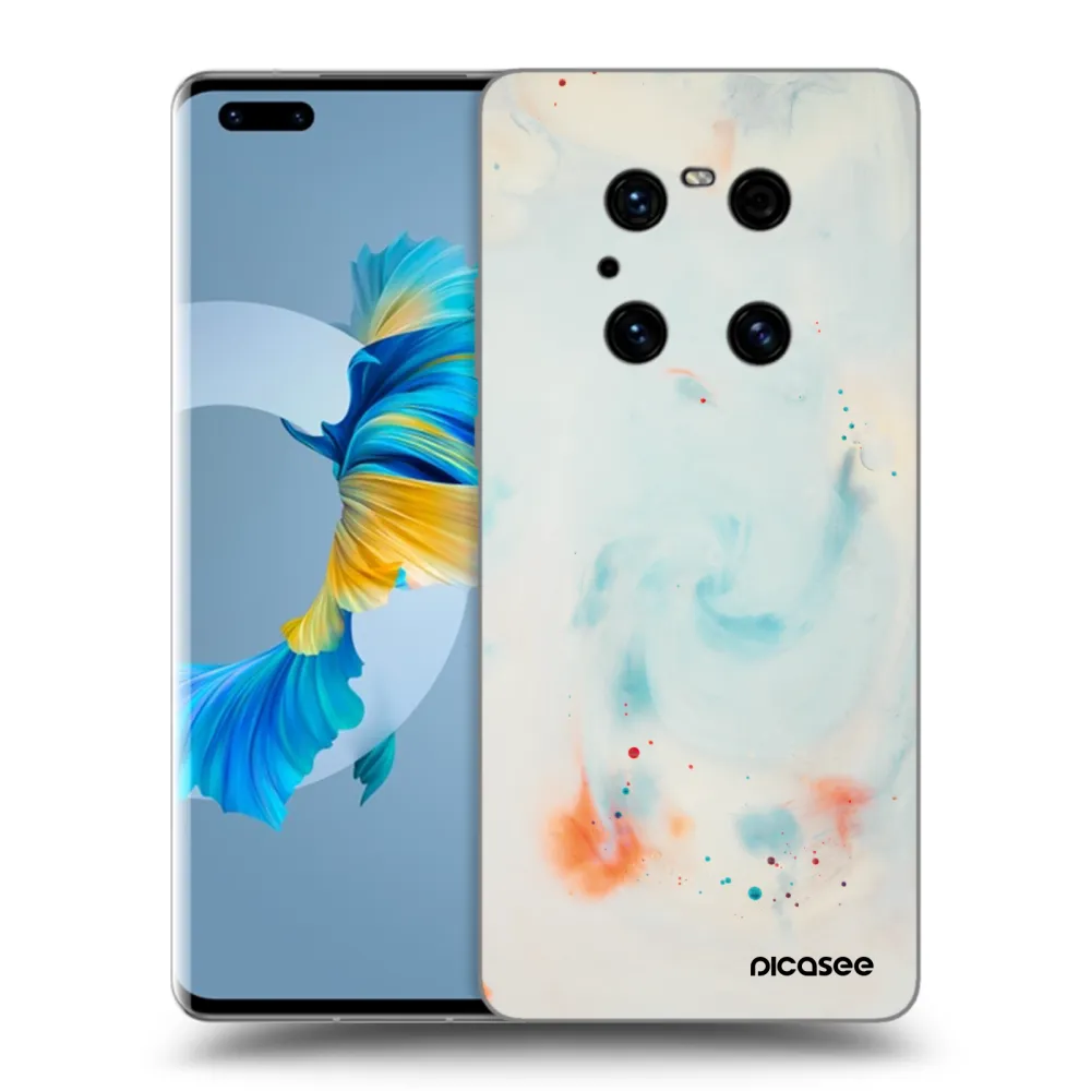 Picasee fekete szilikon tok az alábbi mobiltelefonokra Huawei Mate 40 Pro - Splash