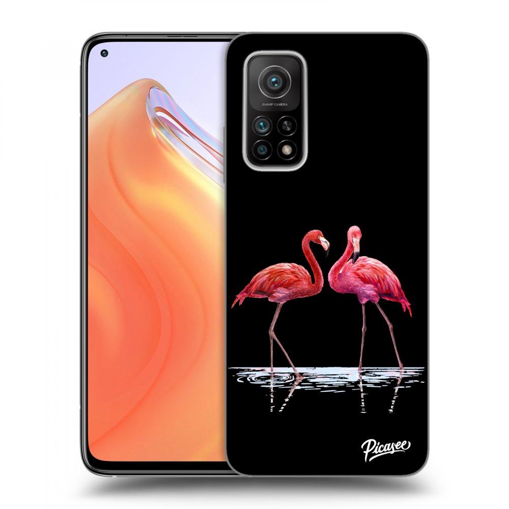 Picasee ULTIMATE CASE Xiaomi Mi 10T - készülékre - Flamingos couple