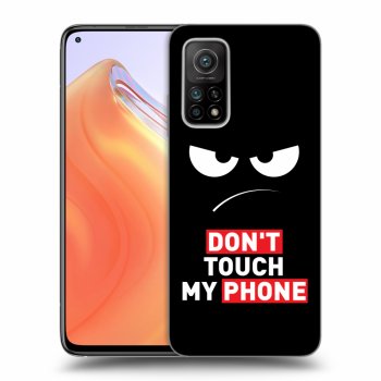 Szilikon tok erre a típusra Xiaomi Mi 10T - Angry Eyes - Transparent