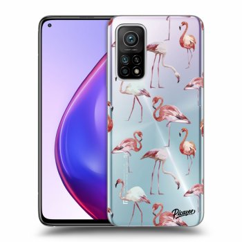 Picasee átlátszó szilikon tok az alábbi mobiltelefonokra Xiaomi Mi 10T Pro - Flamingos