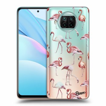Picasee átlátszó szilikon tok az alábbi mobiltelefonokra Xiaomi Mi 10T Lite - Flamingos
