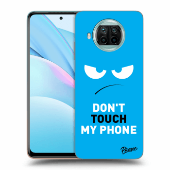Picasee átlátszó szilikon tok az alábbi mobiltelefonokra Xiaomi Mi 10T Lite - Angry Eyes - Blue
