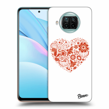 Picasee fekete szilikon tok az alábbi mobiltelefonokra Xiaomi Mi 10T Lite - Big heart