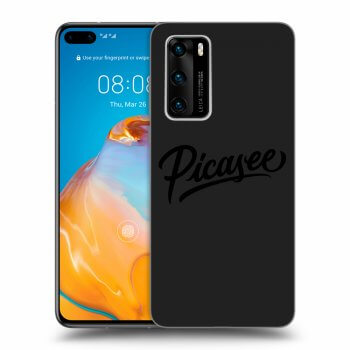 Tok az alábbi mobiltelefonokra Huawei P40 - Picasee - black