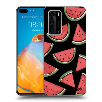 Picasee fekete szilikon tok az alábbi mobiltelefonokra Huawei P40 - Melone