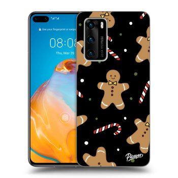 Picasee fekete szilikon tok az alábbi mobiltelefonokra Huawei P40 - Gingerbread
