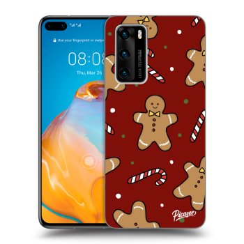 Picasee fekete szilikon tok az alábbi mobiltelefonokra Huawei P40 - Gingerbread 2