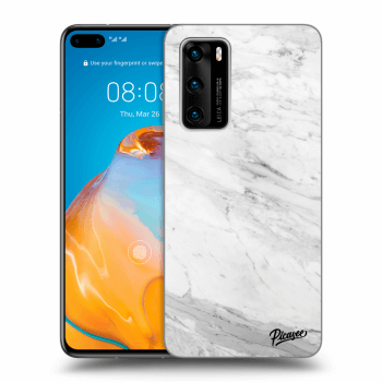Tok az alábbi mobiltelefonokra Huawei P40 - White marble