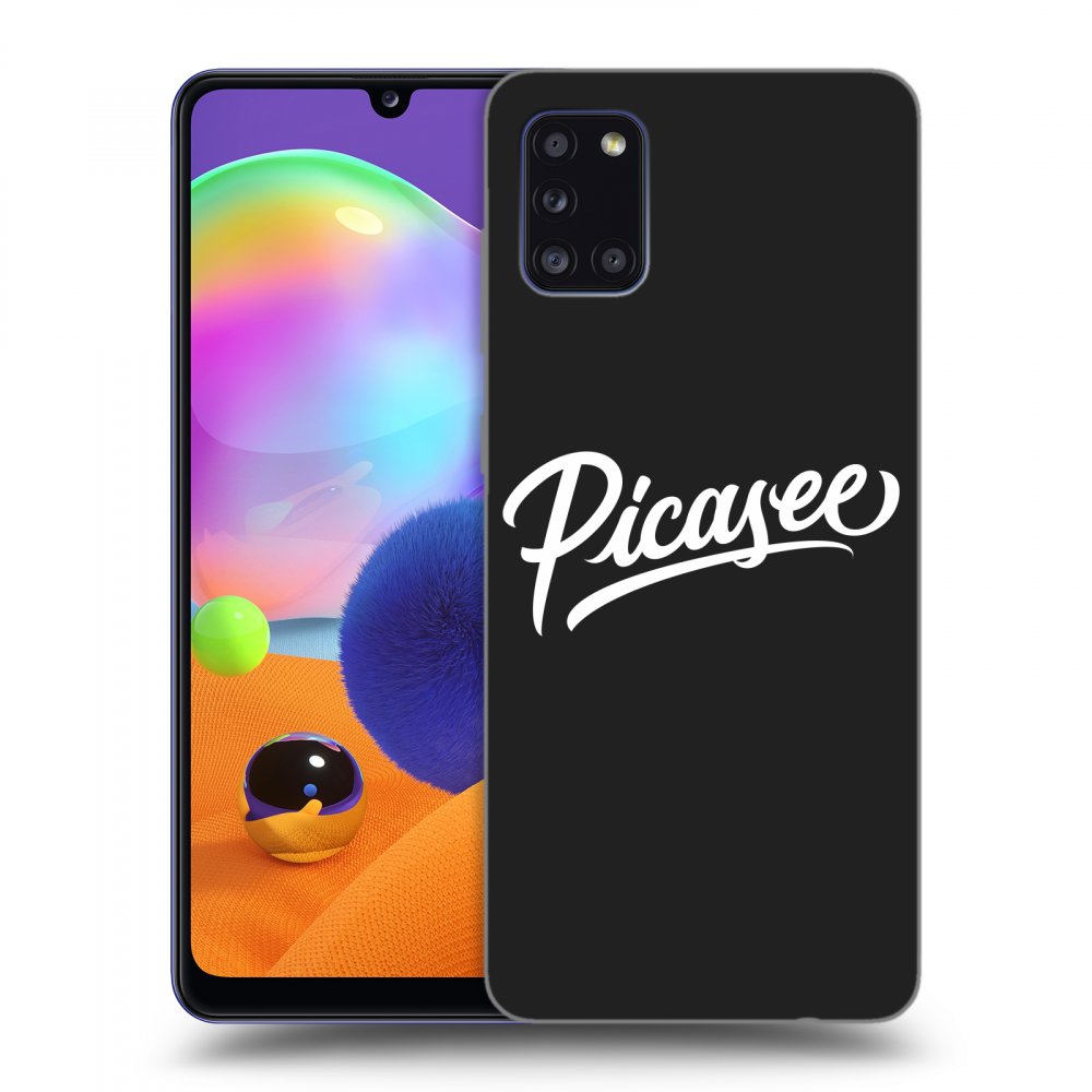 Picasee fekete szilikon tok az alábbi mobiltelefonokra Samsung Galaxy A31 A315F - Picasee - White