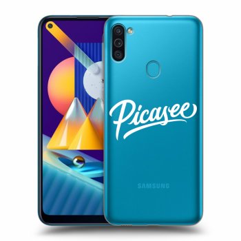 Picasee átlátszó szilikon tok az alábbi mobiltelefonokra Samsung Galaxy M11 - Picasee - White