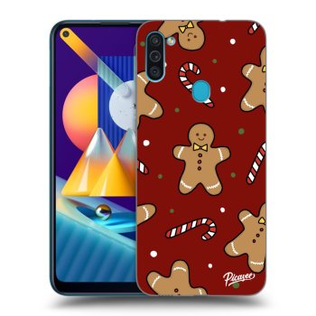 Picasee átlátszó szilikon tok az alábbi mobiltelefonokra Samsung Galaxy M11 - Gingerbread 2
