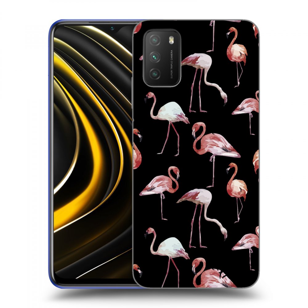 Picasee ULTIMATE CASE Xiaomi Poco M3 - készülékre - Flamingos