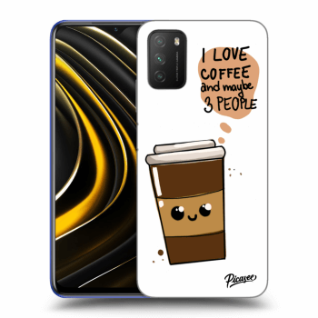Szilikon tok erre a típusra Xiaomi Poco M3 - Cute coffee