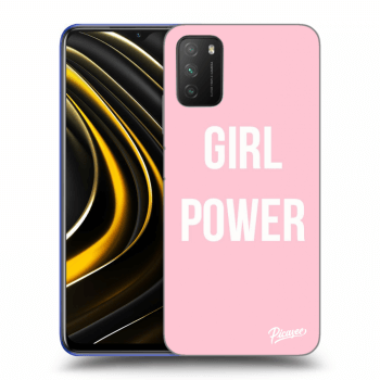 Picasee fekete szilikon tok az alábbi mobiltelefonokra Xiaomi Poco M3 - Girl power
