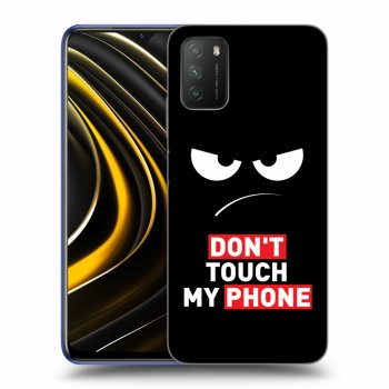 Szilikon tok erre a típusra Xiaomi Poco M3 - Angry Eyes - Transparent