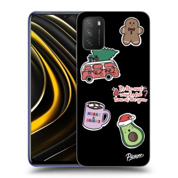 Tok az alábbi mobiltelefonokra Xiaomi Poco M3 - Christmas Stickers