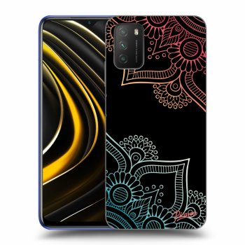 Szilikon tok erre a típusra Xiaomi Poco M3 - Flowers pattern