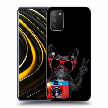 Szilikon tok erre a típusra Xiaomi Poco M3 - French Bulldog