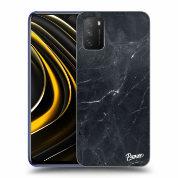 Picasee ULTIMATE CASE Xiaomi Poco M3 - készülékre - Black marble