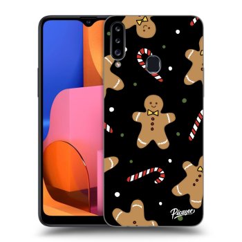 Picasee fekete szilikon tok az alábbi mobiltelefonokra Samsung Galaxy A20s - Gingerbread