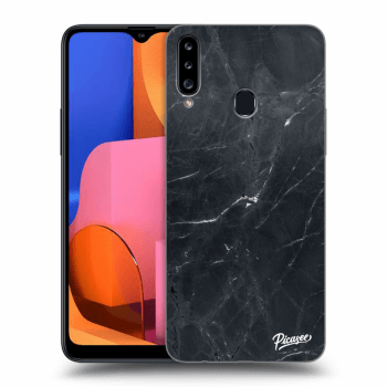 Tok az alábbi mobiltelefonokra Samsung Galaxy A20s - Black marble