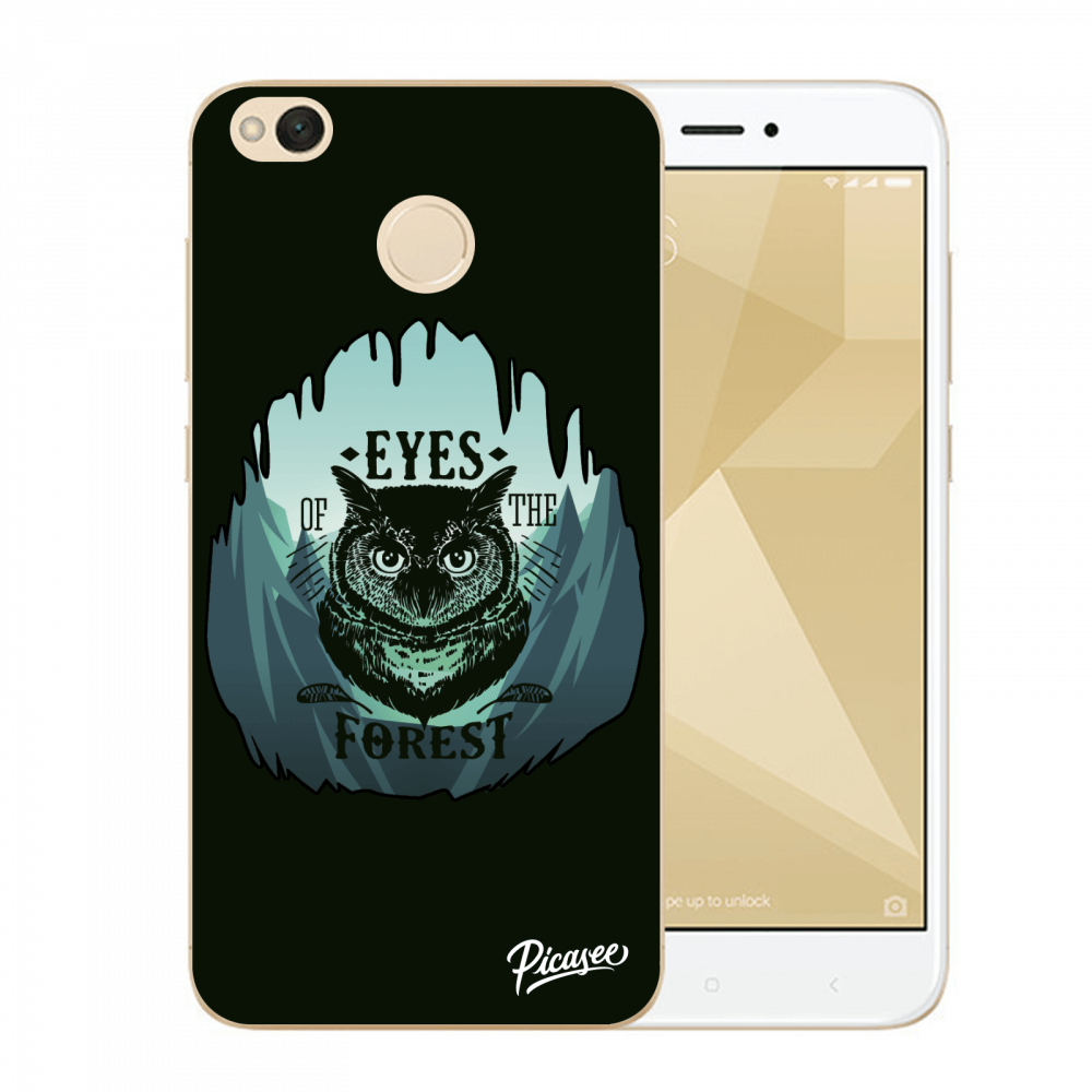 Picasee műanyag átlátszó tok az alábbi mobiltelefonokra Xiaomi Redmi 4X Global - Forest owl