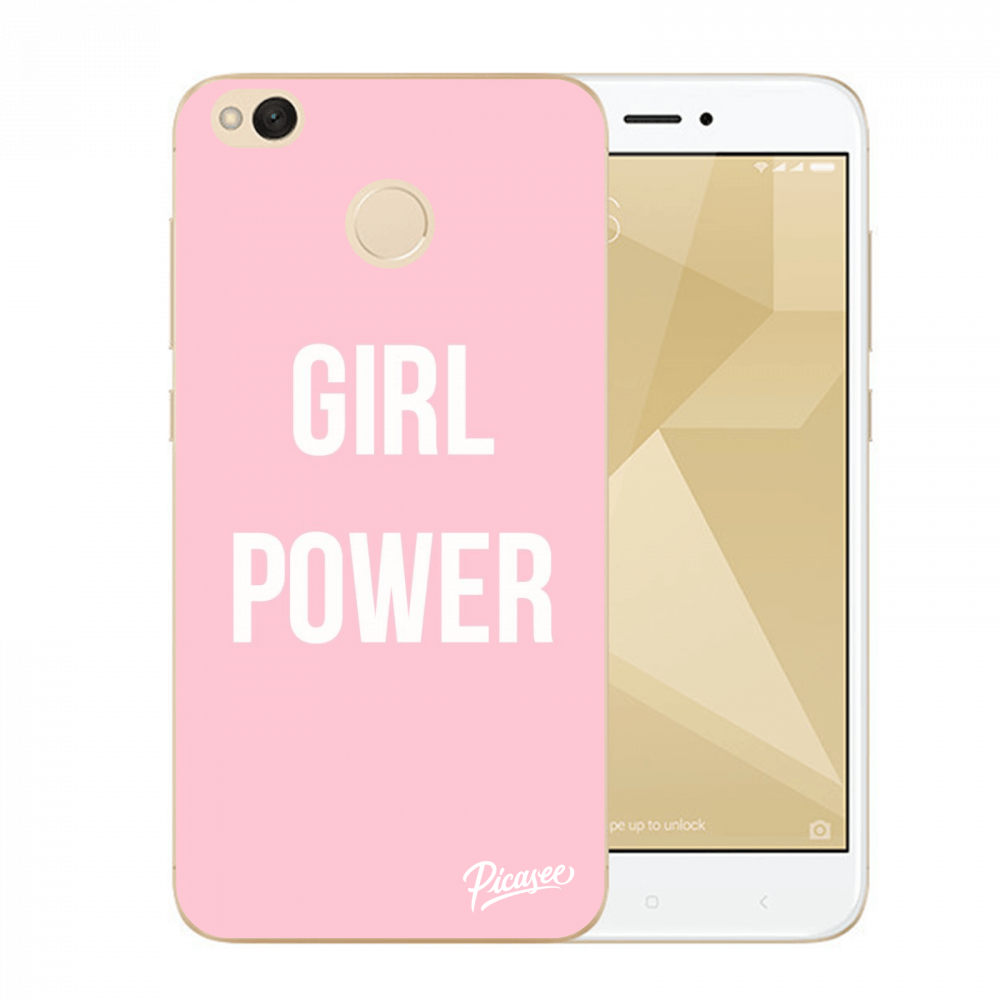 Picasee átlátszó szilikon tok az alábbi mobiltelefonokra Xiaomi Redmi 4X Global - Girl power