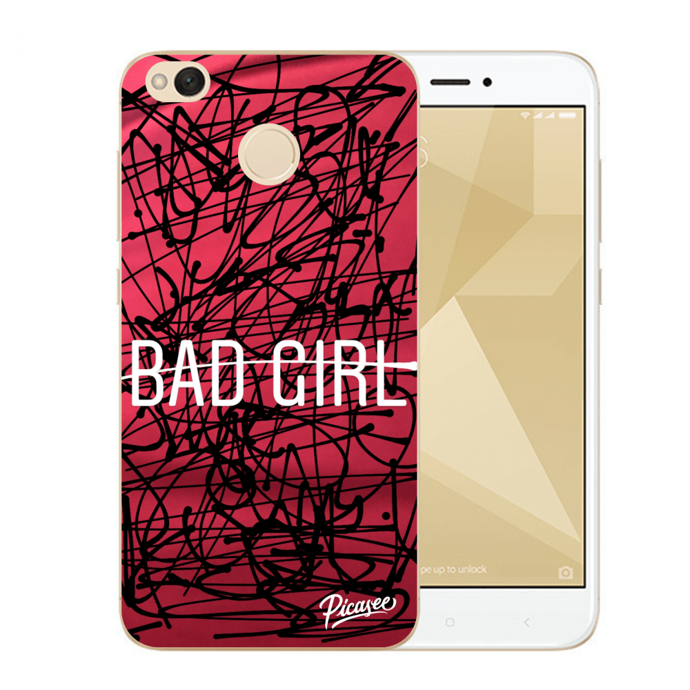 Picasee műanyag átlátszó tok az alábbi mobiltelefonokra Xiaomi Redmi 4X Global - Bad girl