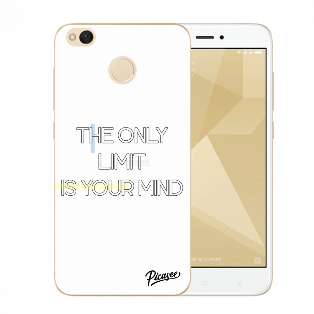 Picasee műanyag átlátszó tok az alábbi mobiltelefonokra Xiaomi Redmi 4X Global - The only limit is your mind