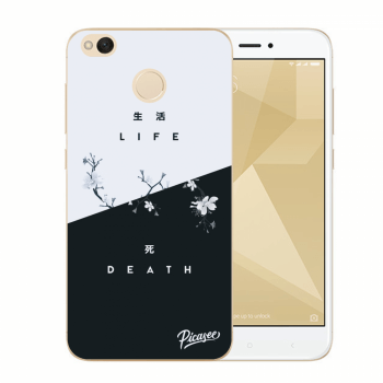 Picasee műanyag átlátszó tok az alábbi mobiltelefonokra Xiaomi Redmi 4X Global - Life - Death