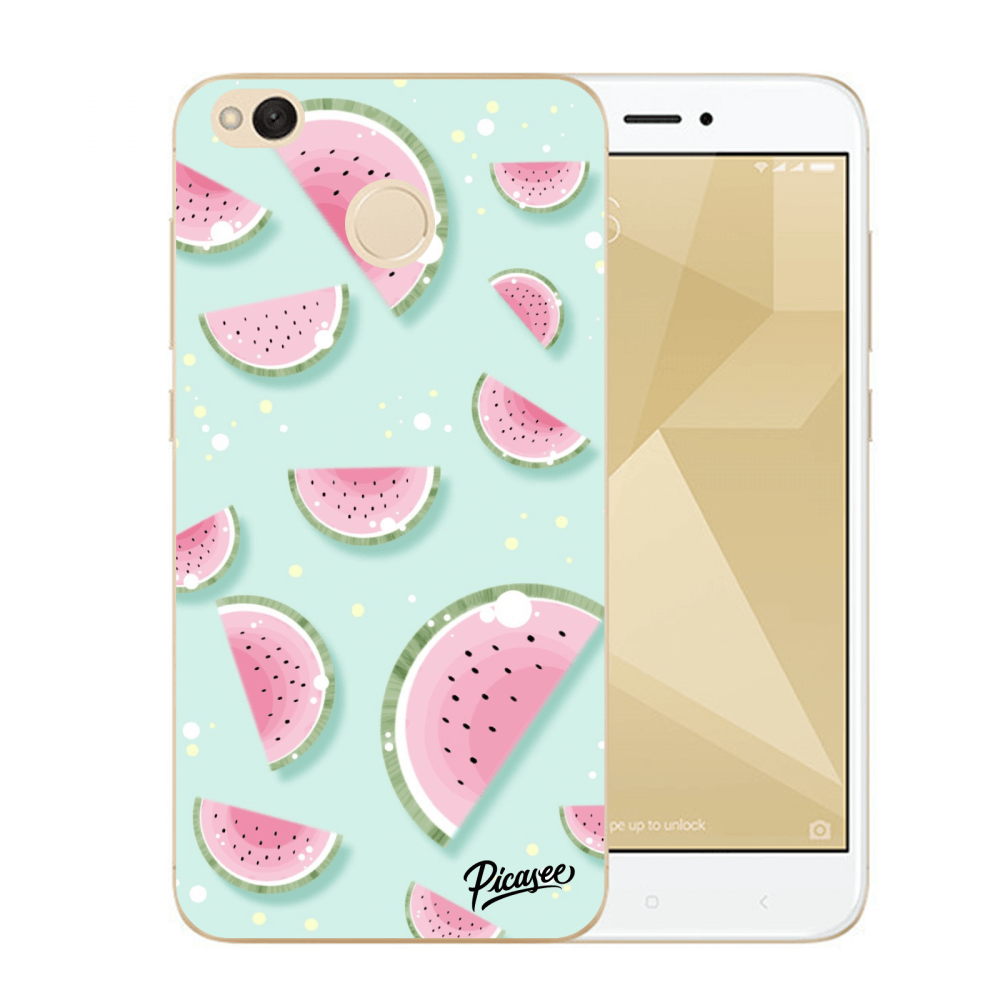 Picasee műanyag átlátszó tok az alábbi mobiltelefonokra Xiaomi Redmi 4X Global - Watermelon 2