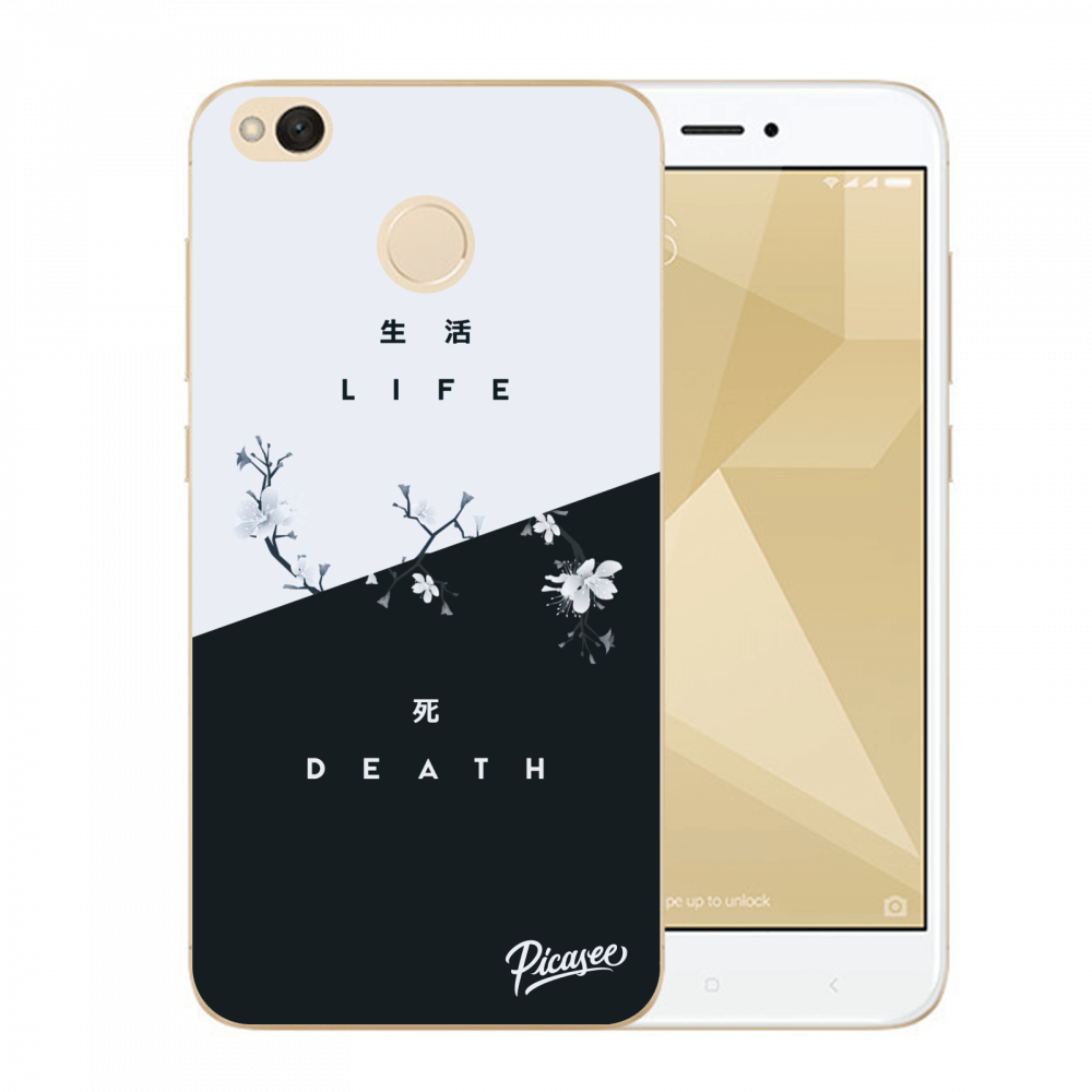 Picasee műanyag átlátszó tok az alábbi mobiltelefonokra Xiaomi Redmi 4X Global - Life - Death