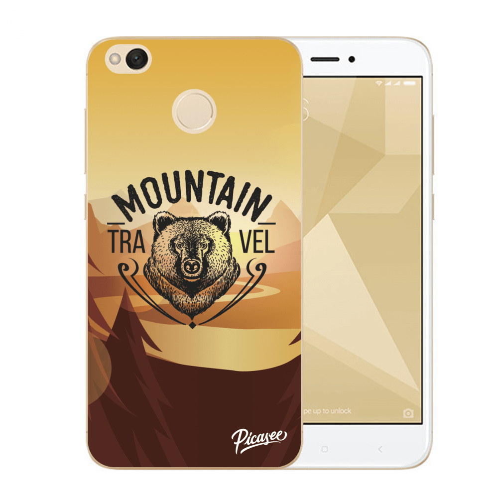 Picasee műanyag átlátszó tok az alábbi mobiltelefonokra Xiaomi Redmi 4X Global - Mountain bear